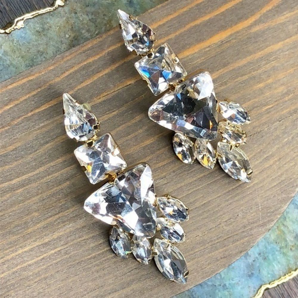 Rhinestone Statement Earrings!